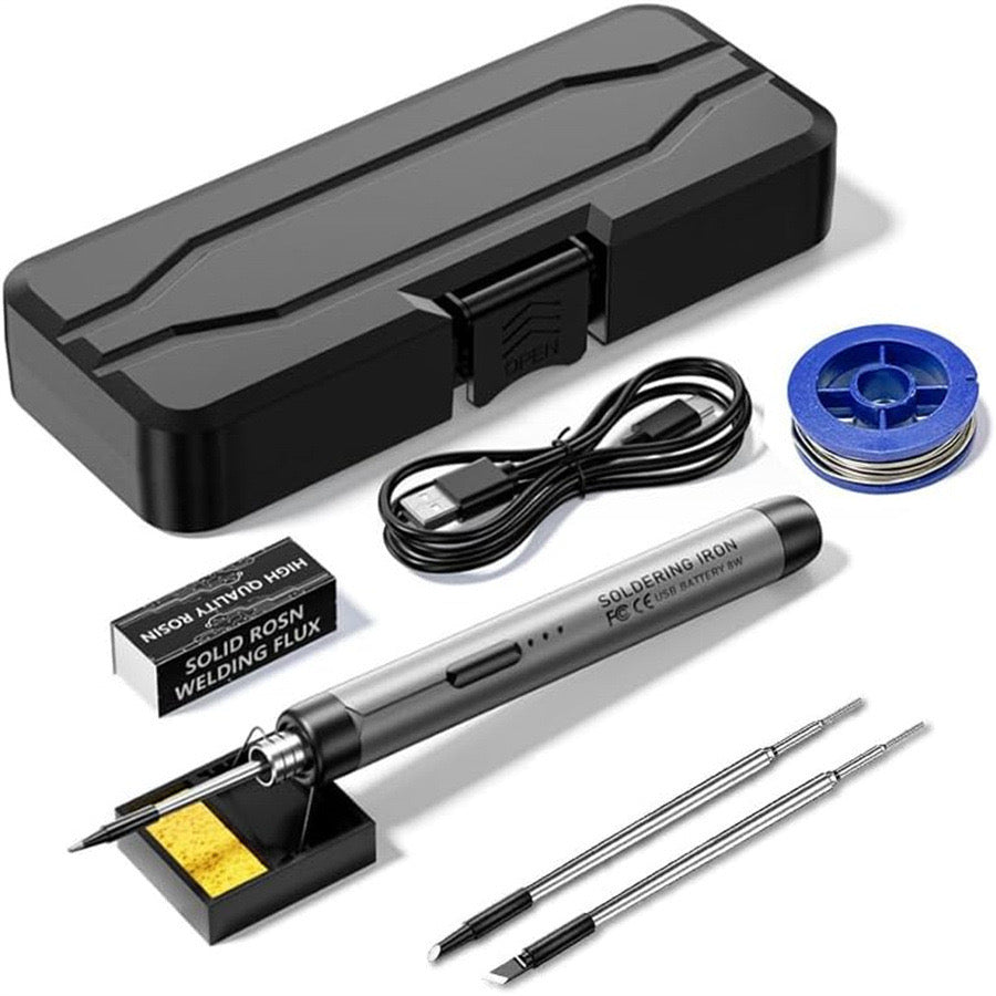 Rechargeable Portable Soldering Kit