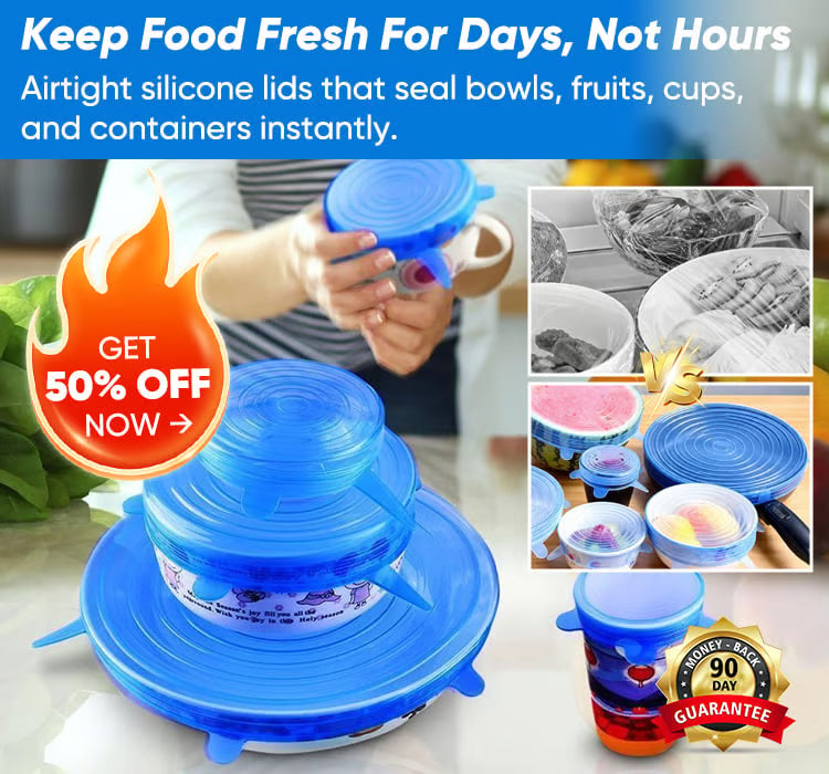 Stretchable Food Silicone Lids