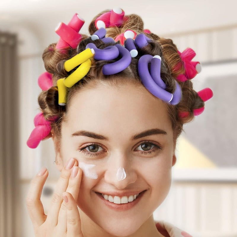 No-Heat Curling Rods Set