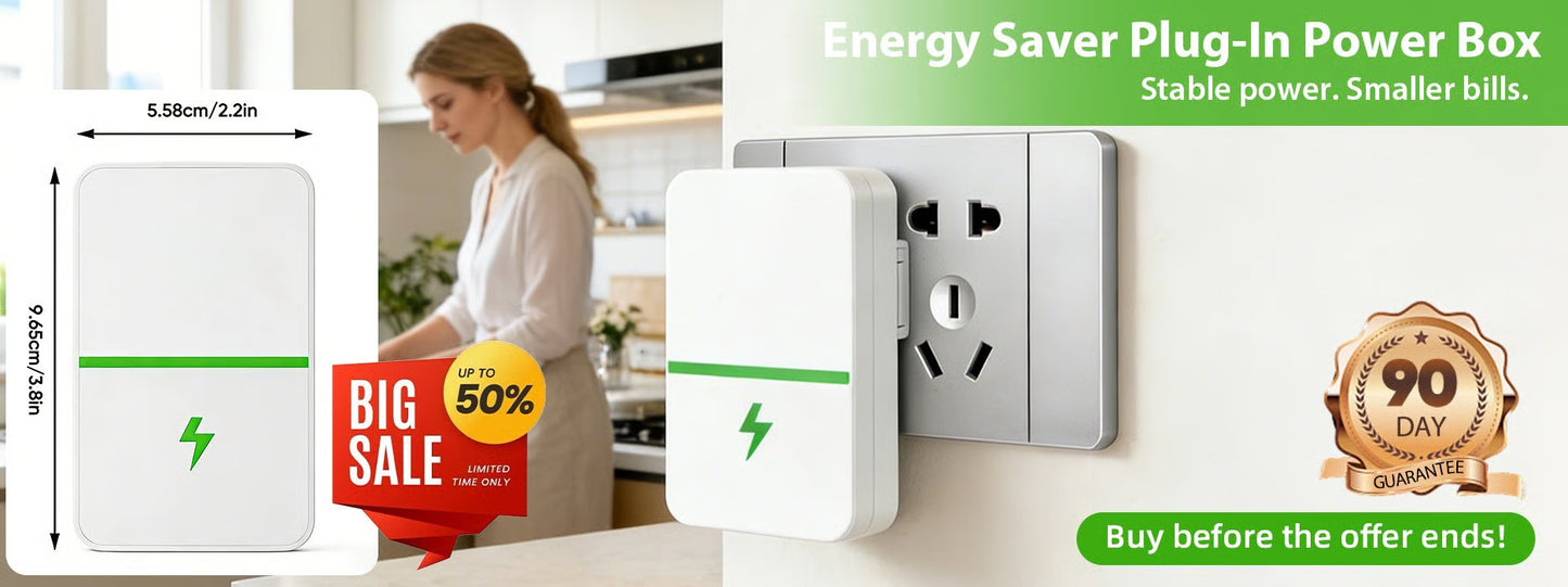Energy Saver Plug-In Power Box