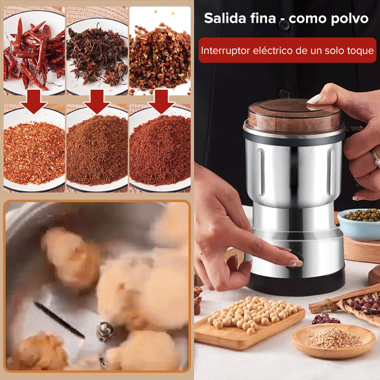 ⚙️ 50% OFF NOW! ⏳ Multifunctional Electric Grinder – For Coffee, Spices & Herbs, Powerful & Fast Grind 🔥