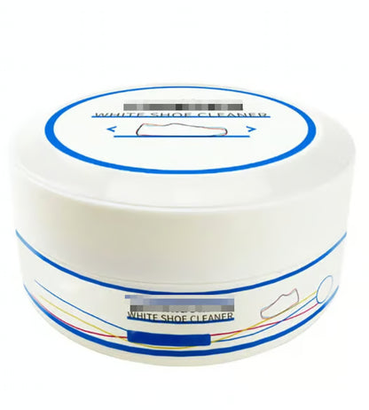 White shoe cleaning cream