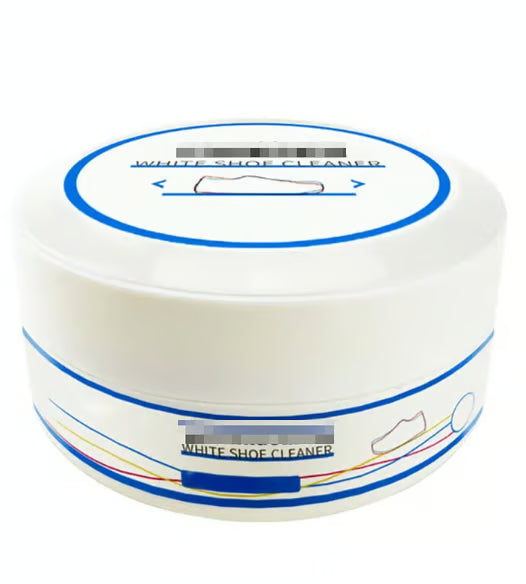 White shoe cleaning cream