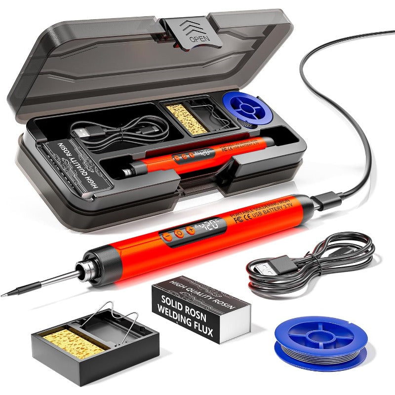 Rechargeable Portable Soldering Kit