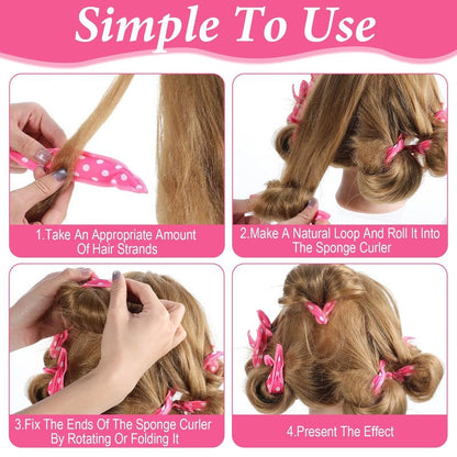 Satin Overnight Curlers