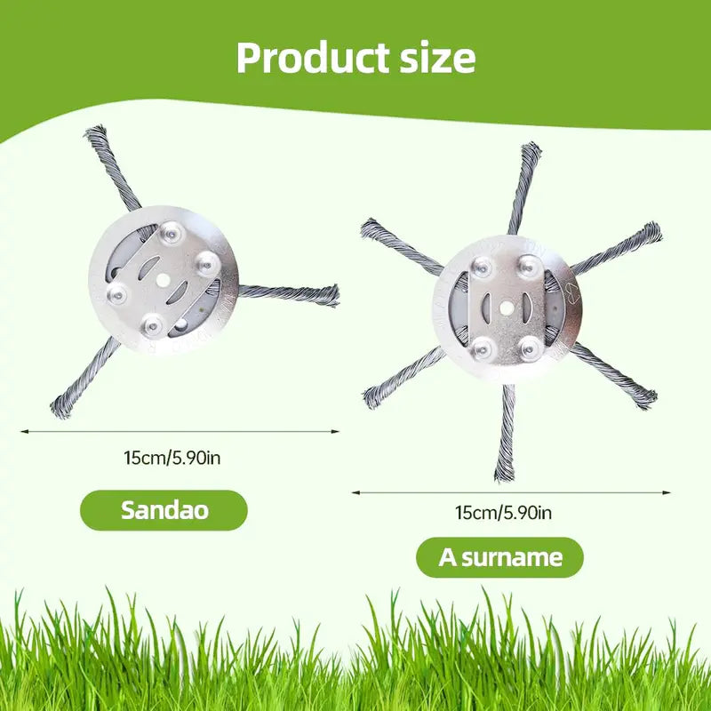 🔥Universal Steel Wire Trimmer Head Replacement-Heavy-Duty Weed Brush Cutter