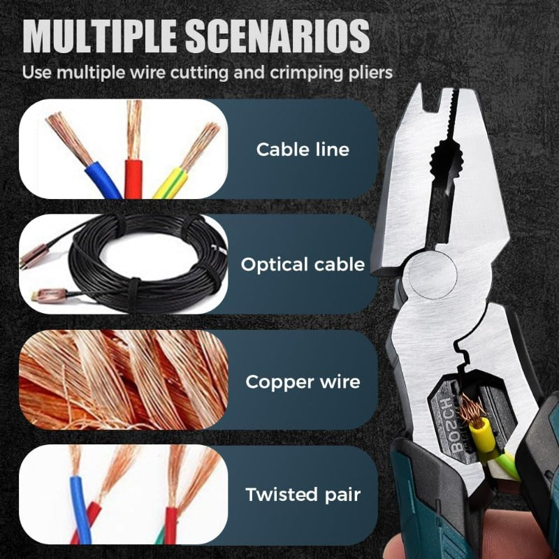 9-in-1 Electrician Wire Cutter Tool