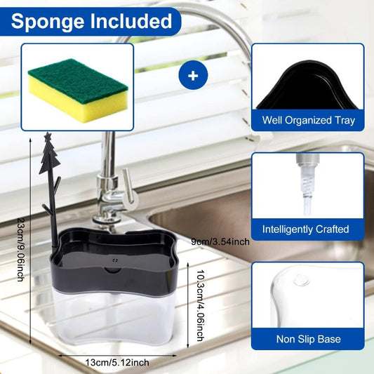 2-in-1 Soap Dispenser Caddy