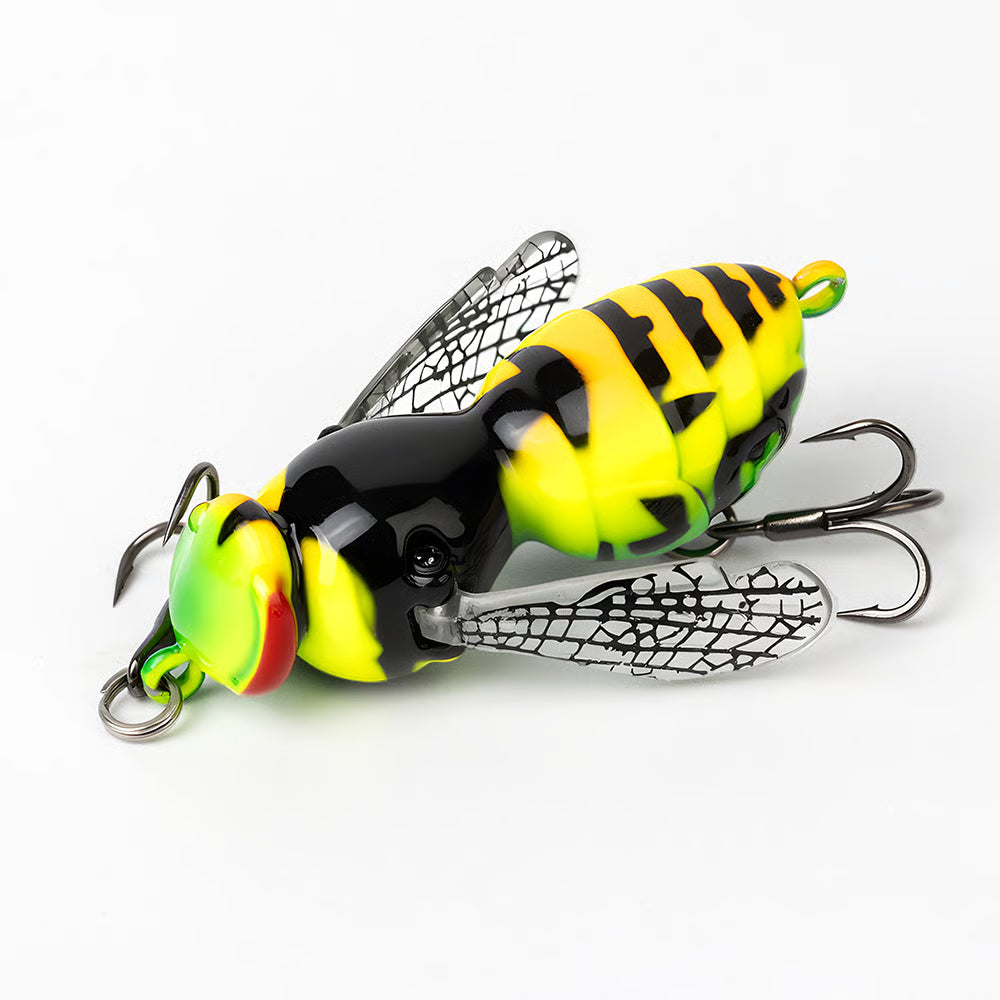 🐝 Bionic Wasp Topwater Lure That Triggers Explosive Strikes