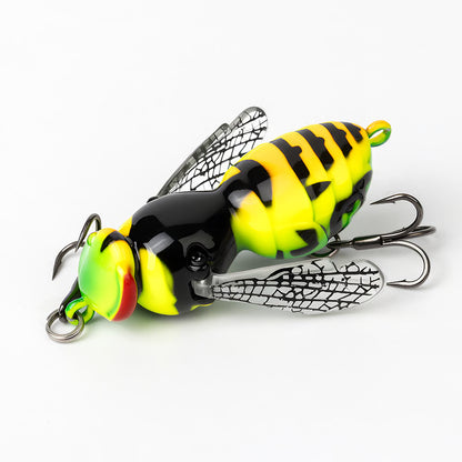 🐝 Bionic Wasp Topwater Lure That Triggers Explosive Strikes