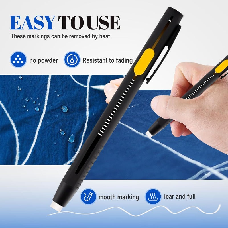 Seline Fabric Marking Pens Refillable Precision