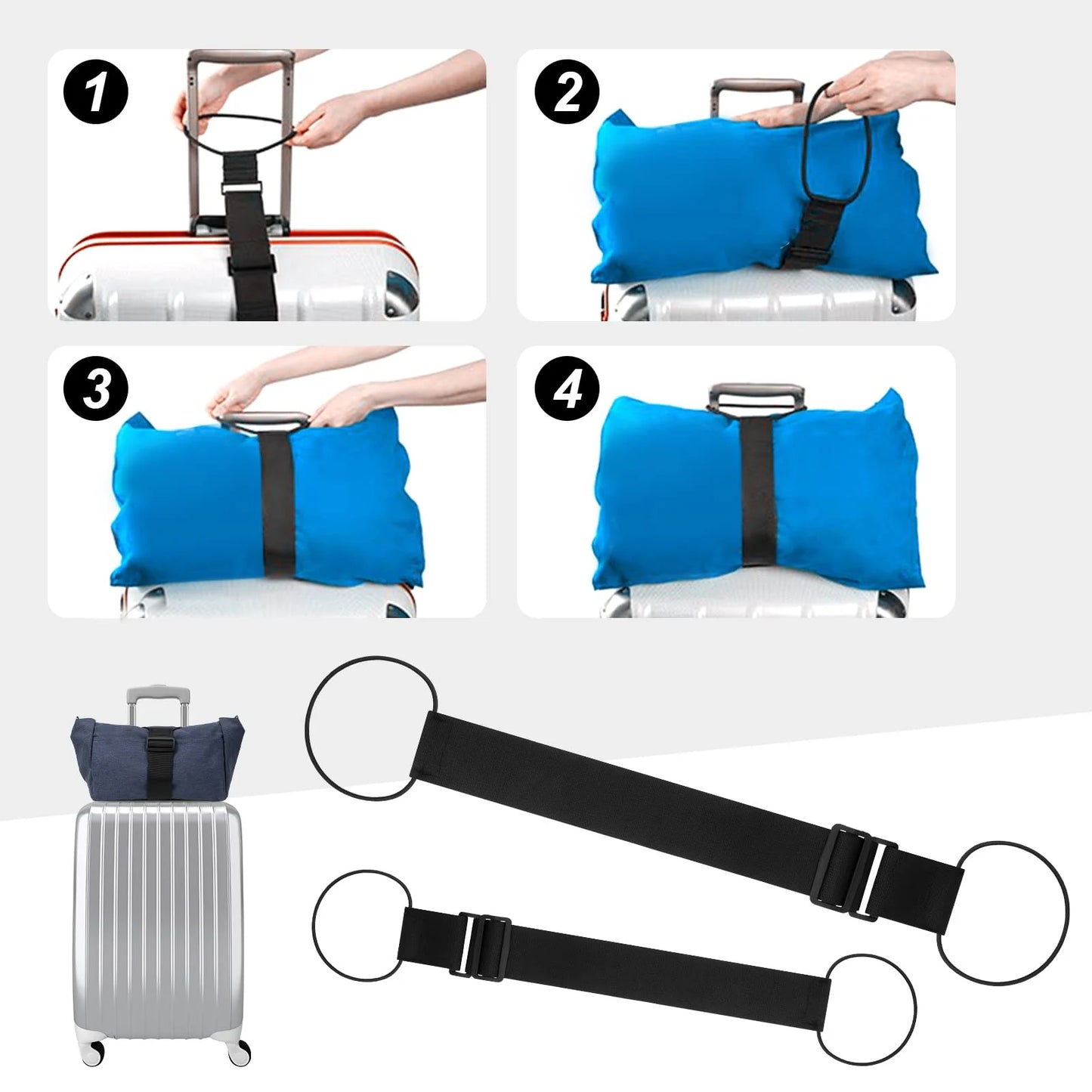 (BUY 1 GET 1 FREE)🔥Luggage packing straps| Upgrade your travel essentials today! 🌍