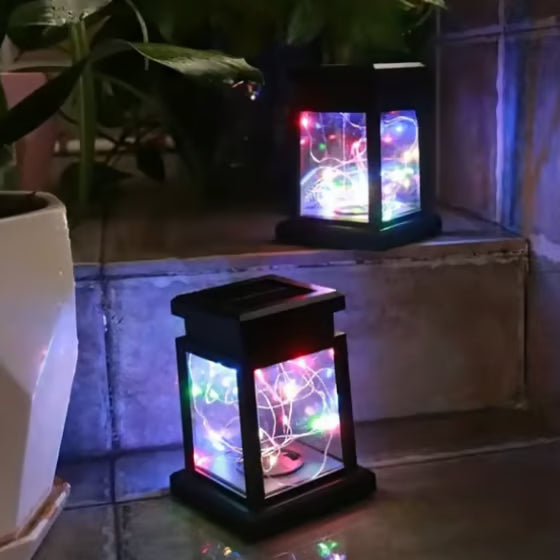 Candle Effect Solar Hanging Lantern
