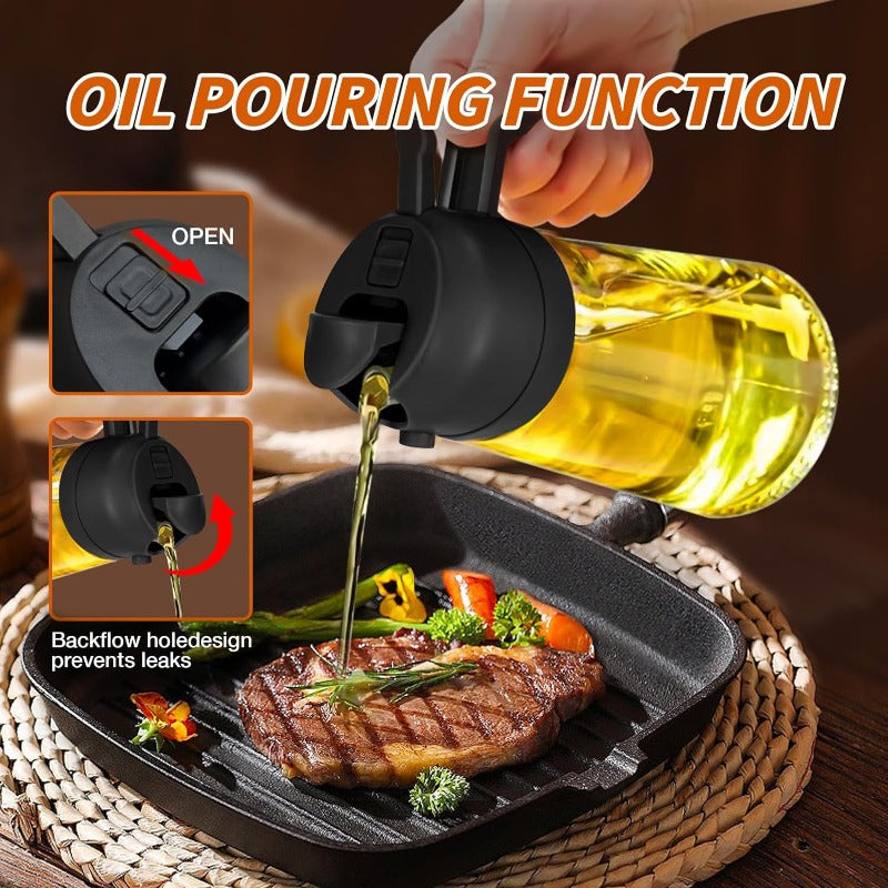2-in-1 Oil Sprayer Bottle