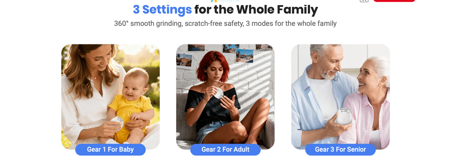 Universal Automatic Fingernail Grinder for Adults and Children