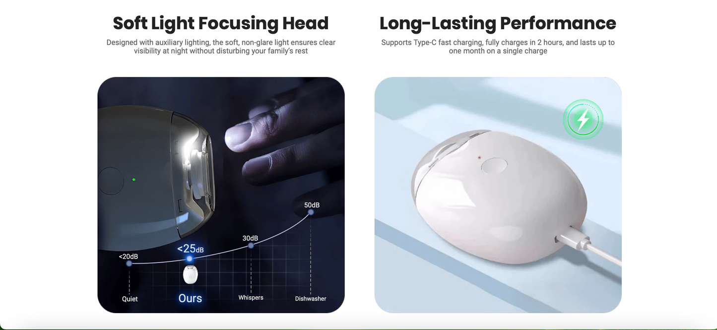 Universal Automatic Fingernail Grinder for Adults and Children