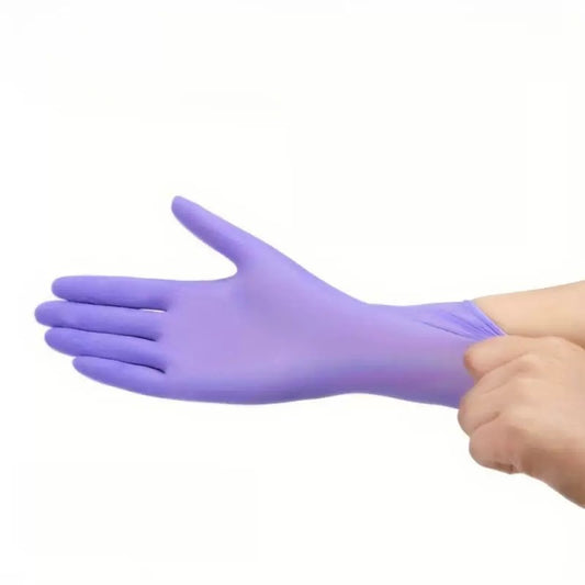 100PCS Food-Grade Disposable Nitrile Gloves