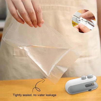 SealEase Mini 2-in-1 Sealer and Cutter with USB-C Charging