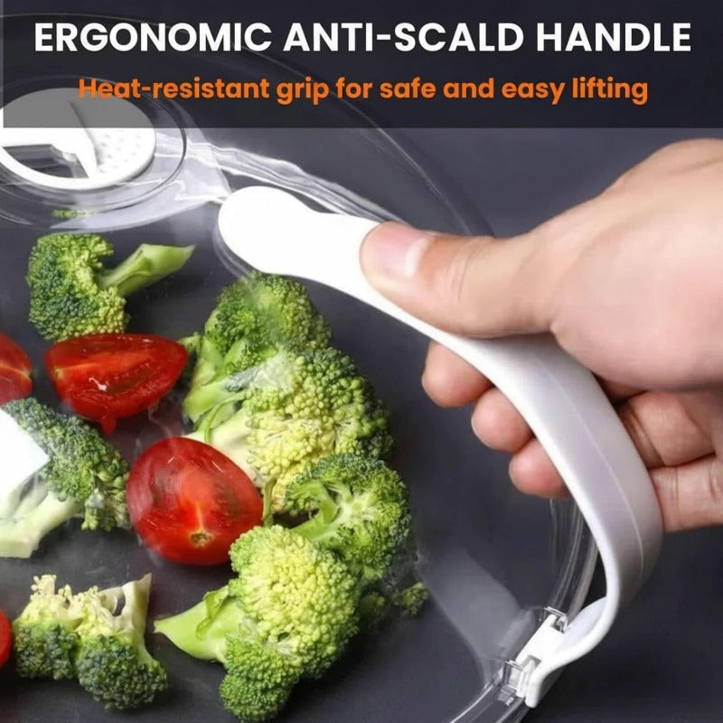 Mess-Free Microwave Splatter Cover