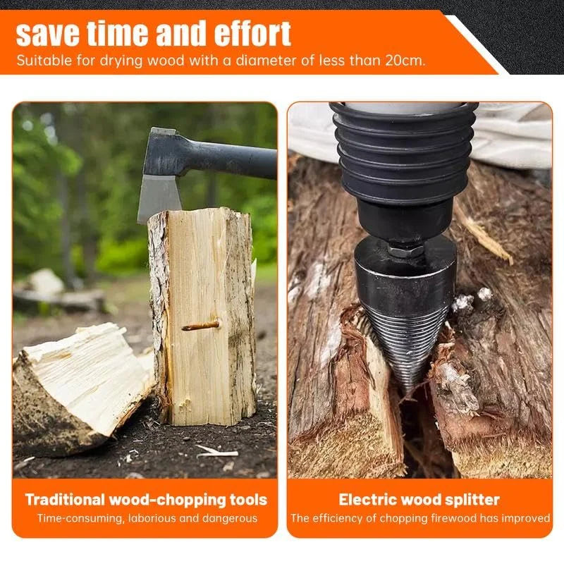 Wood Splitting Drill Bit