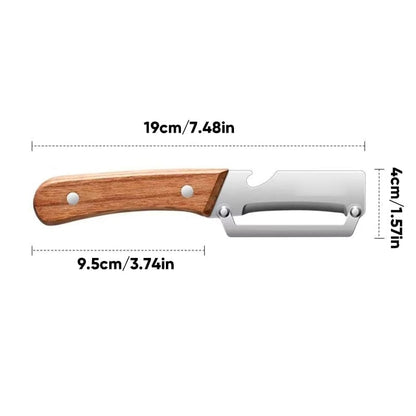 ⭐Kitchen Multi-Function Stainless Steel Thickened Fruit Peeler Knife-hot sale