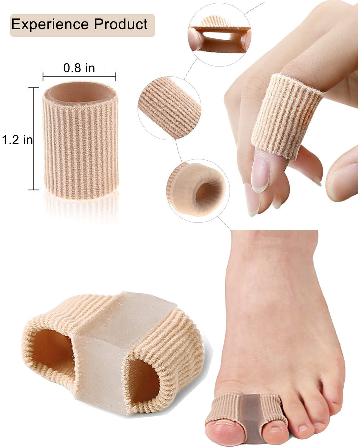 Woyuosn Premium Elastic Toe Separators – Comfortable Pain Relief & Alignment