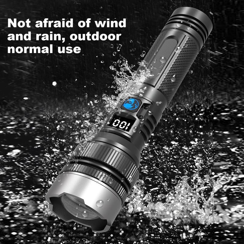 StormBeam Rechargeable Flashlight with Telescoping Zoom