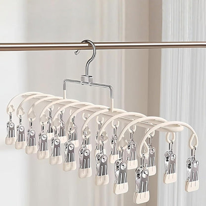 Compact 20-Clip Drying Rack