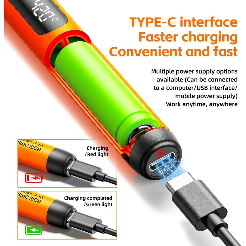 Rechargeable Portable Soldering Kit