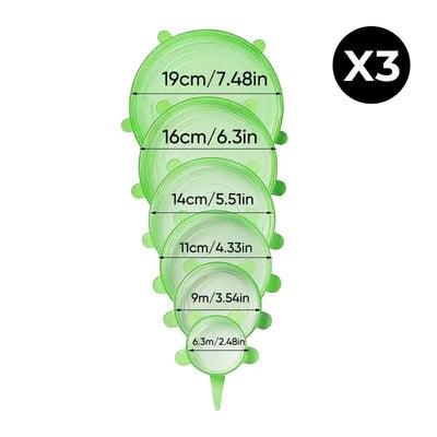 Stretchable Food Silicone Lids