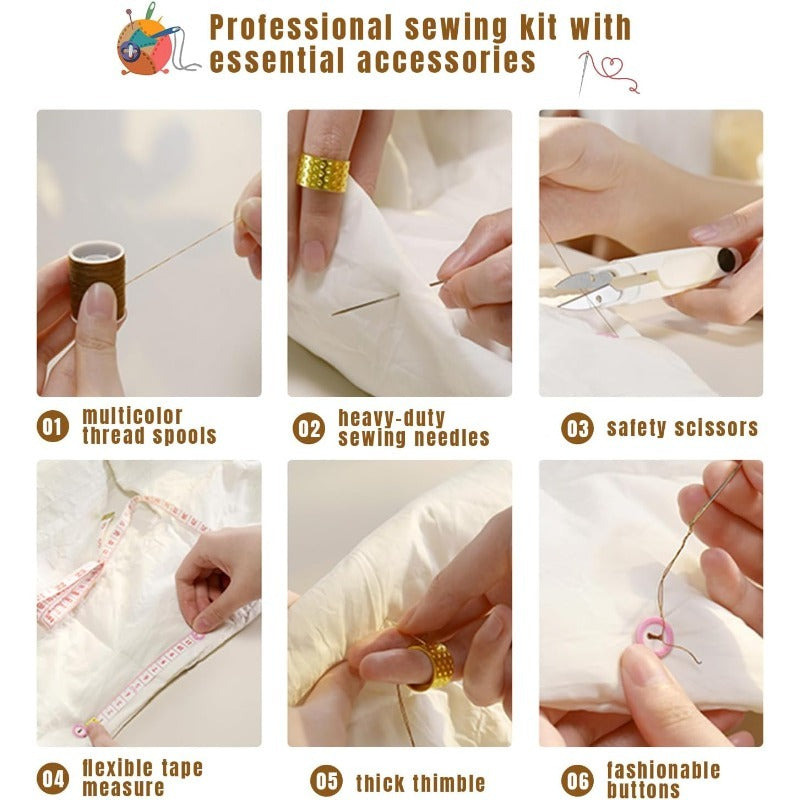 Magnetic Two-Layer Sewing Kit