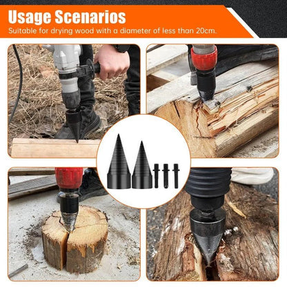 Wood Splitting Drill Bit