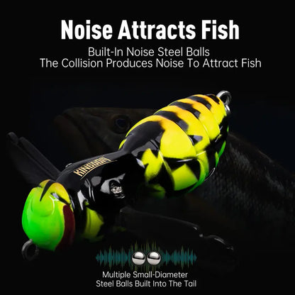 ✨ Last Day 49% OFF – 🐝 Bionic Wasp Topwater Lure That Triggers Explosive Strikes