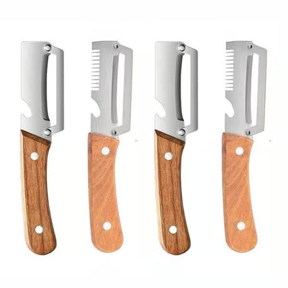 ⭐Kitchen Multi-Function Stainless Steel Thickened Fruit Peeler Knife-hot sale