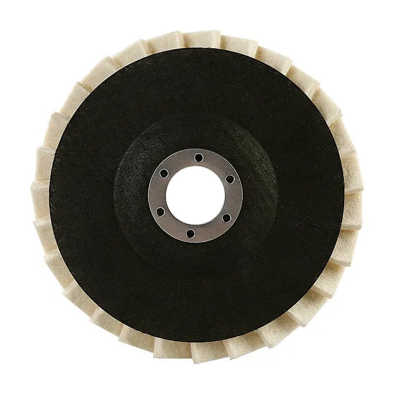 Layered Wool Flap Disc