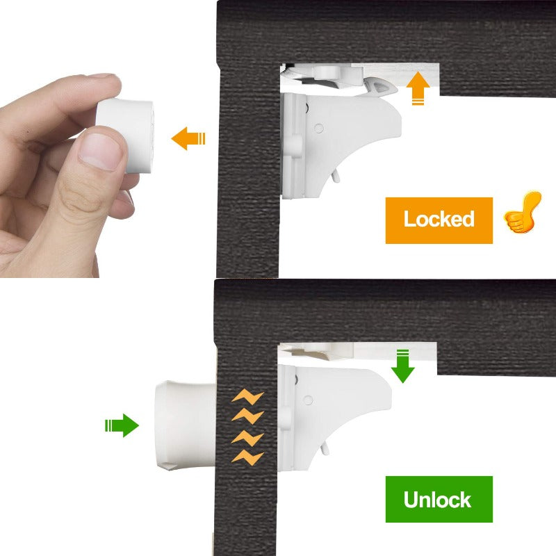 Invisible Child Safety Drawer Locks