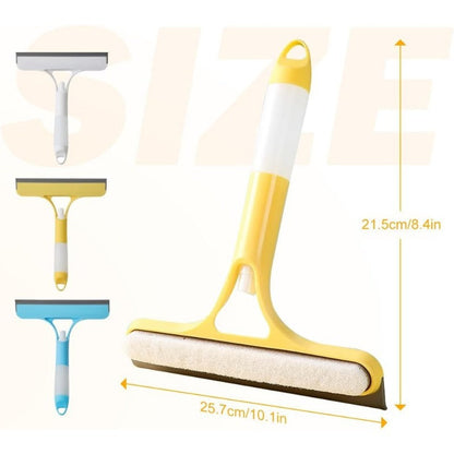 BrightSwipe 3 in 1 Window Squeegee Cleaner with Spray Bottle