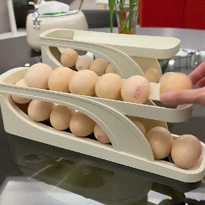 Automatic Roll-Down Double-layer Egg Dispenser
