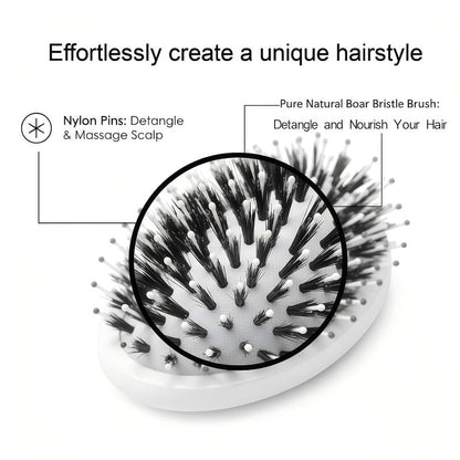 Natural Boar Bristle Hair Brush