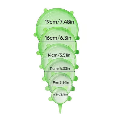 Stretchable Food Silicone Lids