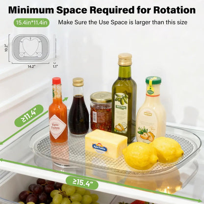 Rectangular Fridge Lazy Susan