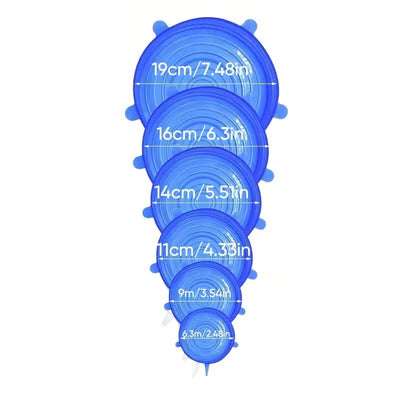 Stretchable Food Silicone Lids