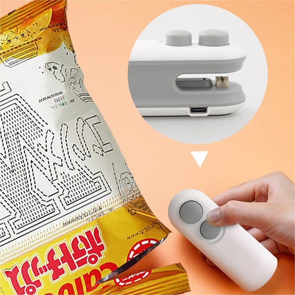 SealEase Mini 2-in-1 Sealer and Cutter with USB-C Charging