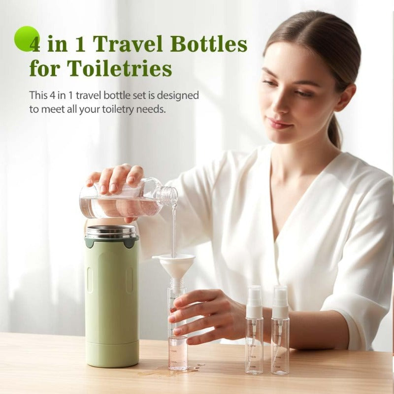 4-in-1 Travel Toiletry Dispenser