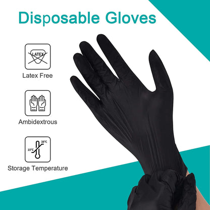 100PCS Food-Grade Disposable Nitrile Gloves