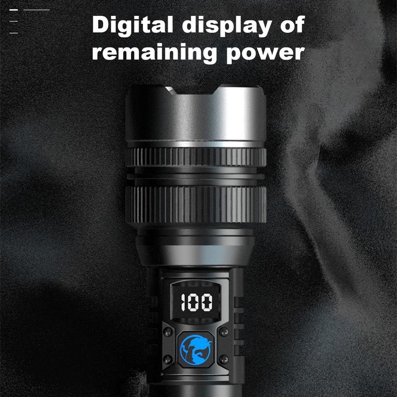 StormBeam Rechargeable Flashlight with Telescoping Zoom