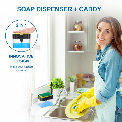 2-in-1 Soap Dispenser Caddy