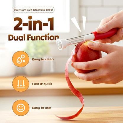 2-in-1 Kitchen Fruit Peeler