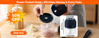 Household Electric Garlic Crusher