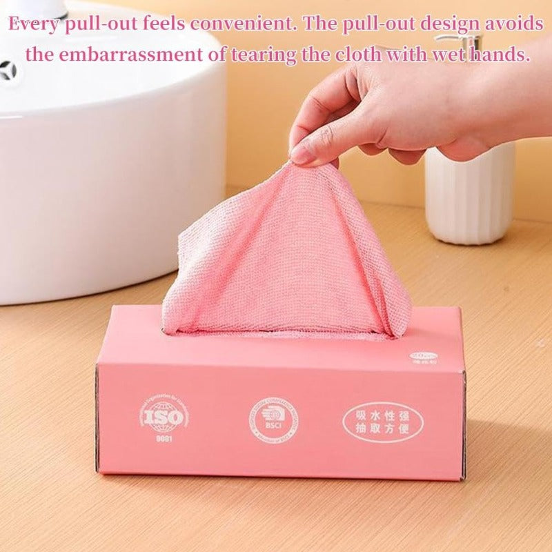 Reusable Pop-Up Microfiber Wipes